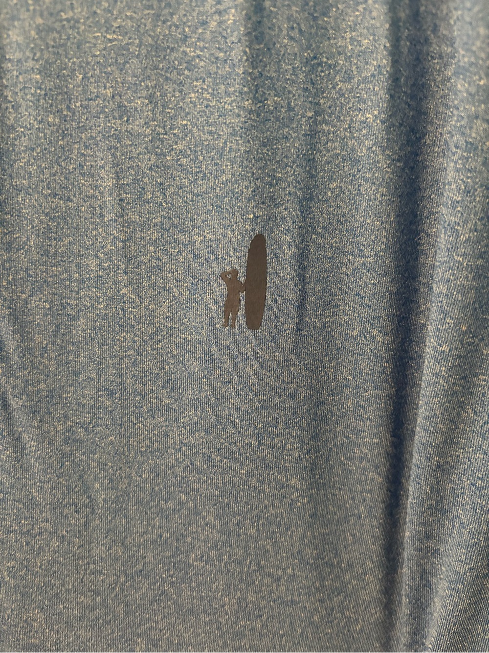 johnnie-O Men's Blue 1/4 Zip Mock Neck Long Sleeve Stretch Pullover Tee L - Picture 2 of 5